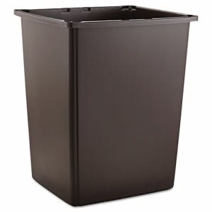 Dropship 50 Gal Roughneck Wheeled Plastic Garage Trash Can, Black to Sell  Online at a Lower Price