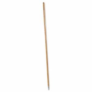 Boardwalk Metal Tip Threaded Hardwood Broom Handle, 60" x 1 1/8" D (BWK138)
