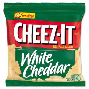 Cheez-It Crackers Snack Packs, White Cheddar, 8 Packs KEB12653