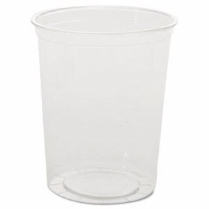 Gen Plastic Deli Containers, 16 oz, Clear, Plastic, 240/Carton