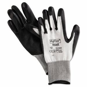 AnsellPro HyFlex Dyneema Cut-Protection Gloves, Gray, Size 10 (ANS 11624-10)