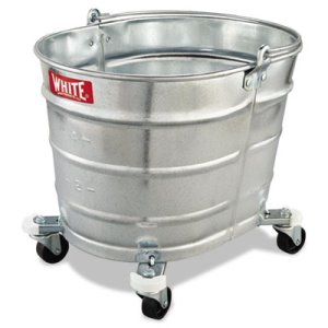 Impact Metal Mop Bucket, 26 Quart, Galvanized Steel, Each (IMP260)