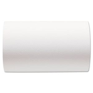 SofPull 400 ft White Hard Roll Towels, 1-Ply, 6 Rolls (GPC 266-10)