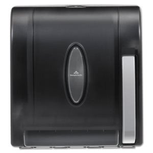 Georgia Pacific Hygienic Push-Paddle Paper Towel Dispenser, Smoke (GPC 543-38)