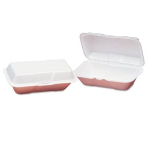 Large Hoagie Foam Hinged Containers, 200 Containers (34782190)