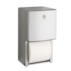 Bobrick ConturaSeries Stainless Steel Dual Roll Toilet Paper Dispenser (BOB4288)