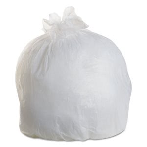 56 Gallon Clear Trash Bags, 43x48, 17mic, 200 Bags (ESXBR4348X)