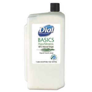 Dial Basics HypoAllergenic Liquid Hand Soap Refills, 8 Refills (DIA 06046)