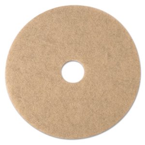 3M Natural Blend Tan 17" Burnishing Floor Pad 3500, 5 Pads (MMM19005)