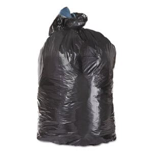 Case of 500 General Purpose 10 Gallon Black Trash Bags