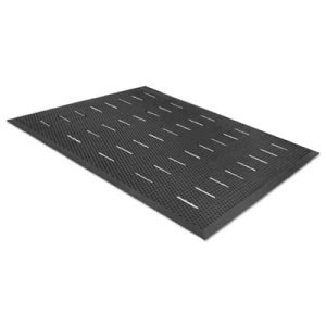 Guardian Free Flow Comfort Utility Floor Mat, 36"x48", Black (MLL34030401)