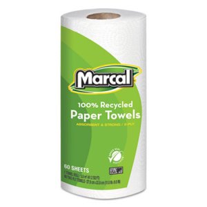 Marcal 6709 Kitchen 2-Ply Paper Towel Rolls, 15 Rolls (MRC6709)