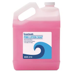 Boardwalk Pink Lotion Hand Soap, 1 Gallon, 4 Bottles (BWK 410)