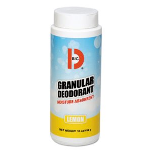 Granular Deodorant, Liquid absorber, Lemon Scent, 12 Canisters (BGD150)