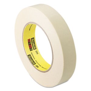 Scotch Masking Tape, .94 x 54.6 yds., 3 Core, Tan, 9 Pack