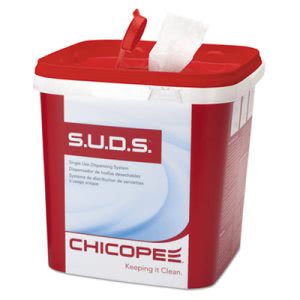 Chicopee S.U.D.S. Dispensing System Towels For Quat, 660 Wipes (CHI0721)
