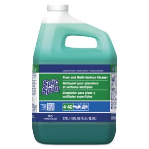 Spic and Span Floor Cleaner, Unscented, 1 Gallon, 3 Bottles (PGC 02001)