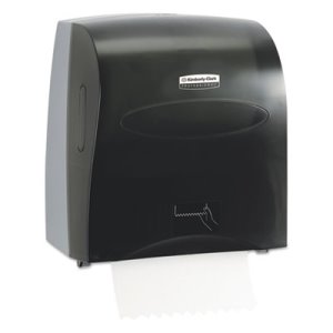 Scott 10441 Slimroll Hard Roll Paper Towel Dispenser, Smoke Gray (KCC10441)