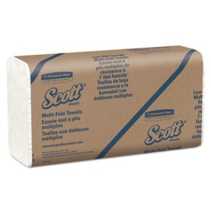 Scott White Multi-Fold Paper Towels, 9.40" x 9.20", 16 Packs (KCC01860)