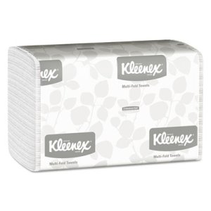 Kleenex White Multi-Fold Paper Towels, 2,400 Towels (KCC01890)