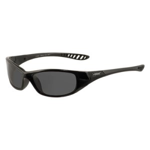 Jackson Safety V40 HellRaiser Safety Glasses, Black Frame, Smoke Lens (KCC25714)