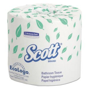 ScottStandard Roll Bathroom Tissue, 2-Ply, 20 Rolls/Carton (KCC13607)