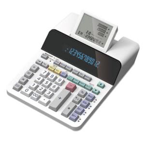 Paperless Printing Calculator, Check and Correct, 12-Digit LCD (SHREL1901)