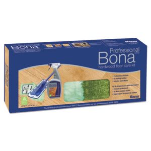 Bona Hardwood Floor Care Kit, 15" Head, 52" Handle, Blue (BNAWM710013398)