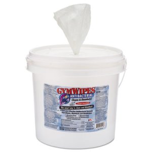 GymWipes Antibacterial Specialty Wipes, 700 Wipes/Bucket, 2 Buckets (TXL L100)