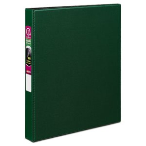 Avery Durable EZ-Turn Ring Reference 1" Binder for 11 x 8-1/2, Green (AVE27253)