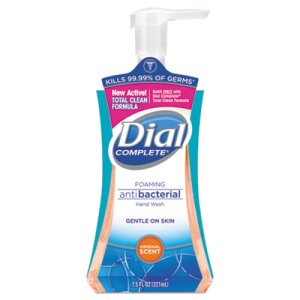 Dial Antibacterial Foaming Hand Soap, 7.5 oz Pump Bottle, Each (DIA02936EA)