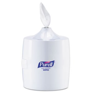 Purell Hand Sanitizing Wipes Wall Mount Dispenser, White (GOJ901901)