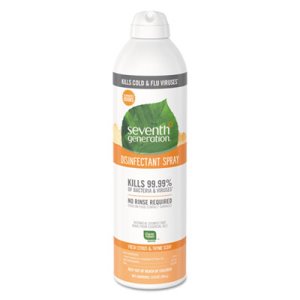 Seventh Generation Disinfectant Spray, Citrus/Thyme, 13.9oz Can (SEV22980EA)