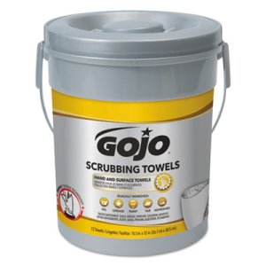 Gojo Scrubbing Towels Hand & Surface Towels, 6 Buckets (GOJ 6396-06)