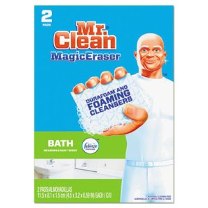Mr. Clean 84552 Magic Eraser Bathroom Scrubber Pads, 16 Boxes (PGC84552CT)