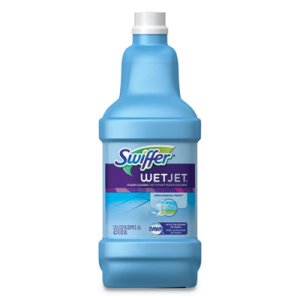 Swiffer WetJet System Refill, Fresh, 1.25 L, 4 Bottles (PGC77810)