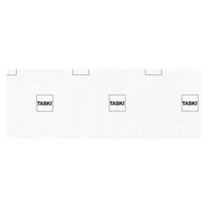Diversey Taskisum Disposable Microfiber Mop, White, 10 Mop Heads (DVOD1223726)