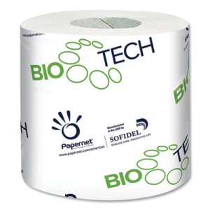 Papernet BioTech Toilet Tissue, 2-Ply, White, 96 Rolls (SOD415596)