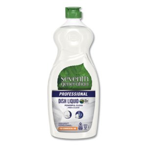 Seventh Generation Free & Clear Dish Liquid, 25 oz, 12 Bottles (SEV44718CT)