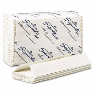 Signature White C-Fold Paper Towels, 2-Ply, 1,440 Towels (GPC 230)