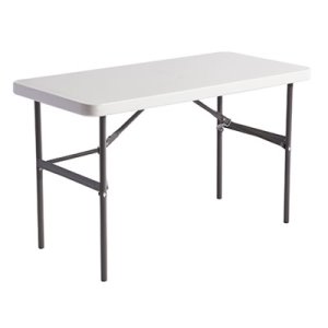 Alera Banquet Folding Table, Rectangular, 48 x 24 x 29, Charcoal (ALE65603)