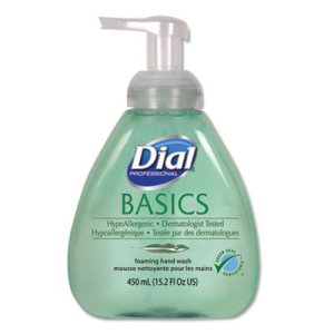 Dial Basics Foaming Hand Soap, Honeysuckle, 15.2 oz. Pump Bottle (DIA98609EA)