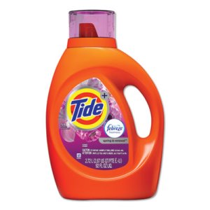 Tide Plus Febreze Laundry Detergent, Spring & Renewal, 4 Bottles (PGC87566CT)