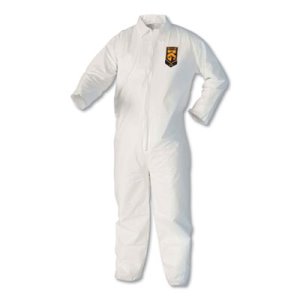 KIMBERLY-CLARK PROFESSIONAL* KLEENGUARD A40 Coveralls, White, Large (KCC44303)