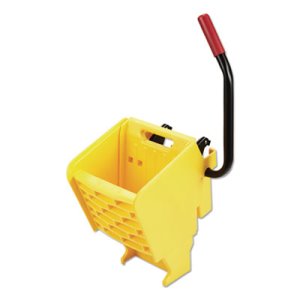 Rubbermaid 612788 WaveBrake Side-Press Mop Bucket Wringer, Yellow (RCP612788YW)