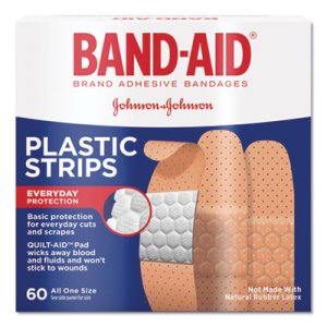 Band-aid 5635 Plastic Adhesive Bandages, 3/4 x 3, 60/Box (JOJ5635)