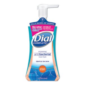 Dial Antibacterial Foaming Hand Soap, 7.5 oz, 8 Pump Bottles (DIA02936CT)
