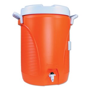 Rubbermaid Insulated 5 Gallon Beverage Cooler, Orange, Each (RCP1840999)