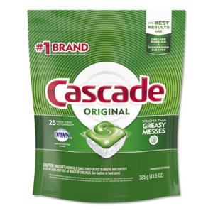 Cascade Original ActionPacs, Fresh Scent, 13.5 oz Bag, 25/Pack (PGC80675PK)
