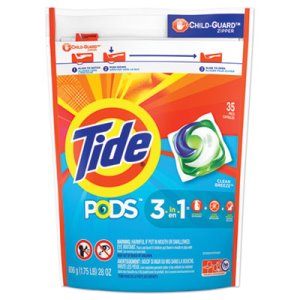 Tide Pods Laundry Detergent, Ocean Mist, 35 Pods (PGC93126EA)